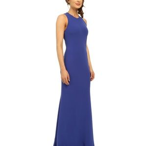 Women's Blue Sleeveless Gown